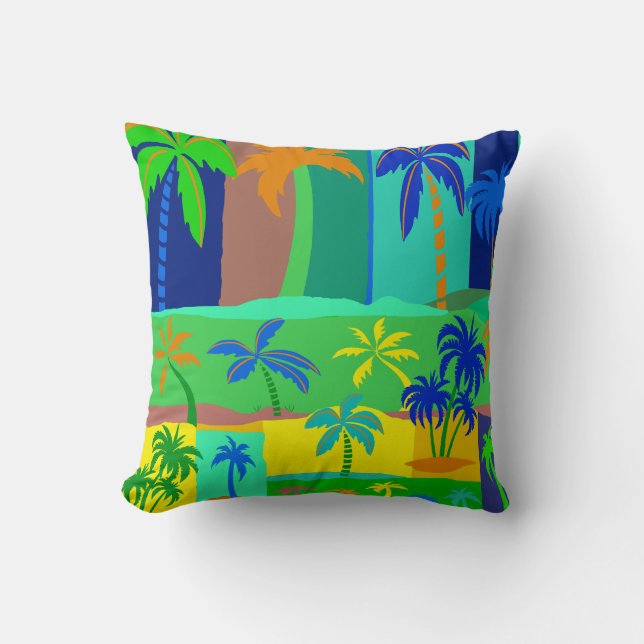 Almofada Férias Tropicais dos Sonhos (Frente)