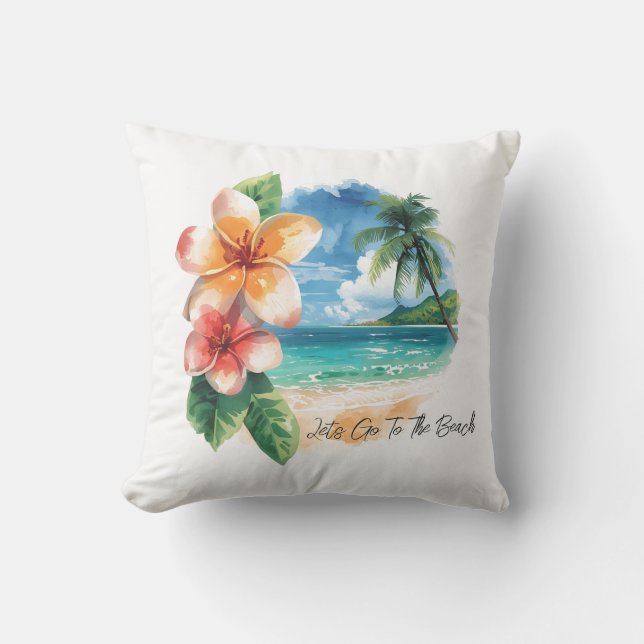Almofada Férias, Vamos à Praia  (Frente)