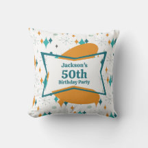 Festa de 50 Anos Retro Meados do Século Qualquer I
