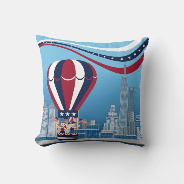 Almofada Festa de aniversário de diversão do mapa do tesour (Frente)