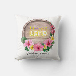 Almofada Festa de Despedida de Casamento no Havaí Vamos nos