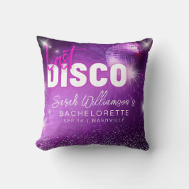 Almofada Festa de Despedida de Solteira Roxo Neon Rosa Últi