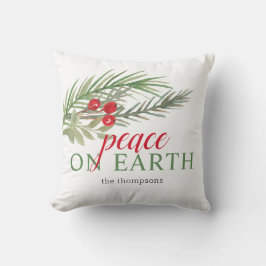 Almofada Festas Natalícias Paz na Terra Verdura