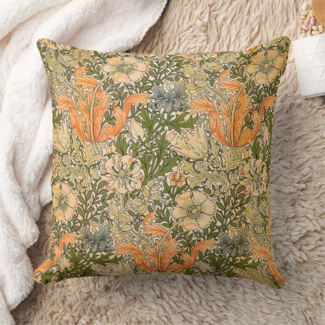 Almofada Festival de Flores William Morris Spring Compton (Cobertor)