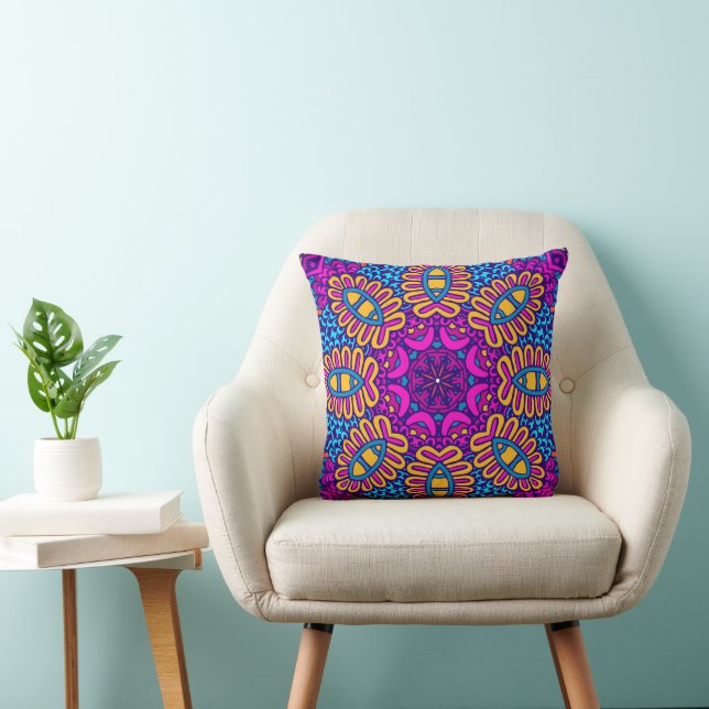 Almofada Festivo Boho Mandala (Cadeira)