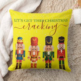 Almofada Festivo Moderno Xmas Amarelo Cachorro Amarelo