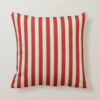 Almofada Festivo Retro Vintage Vertical Pop-Corn Stripes