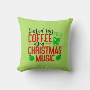 Almofada Feulado por Café e Música de Natal