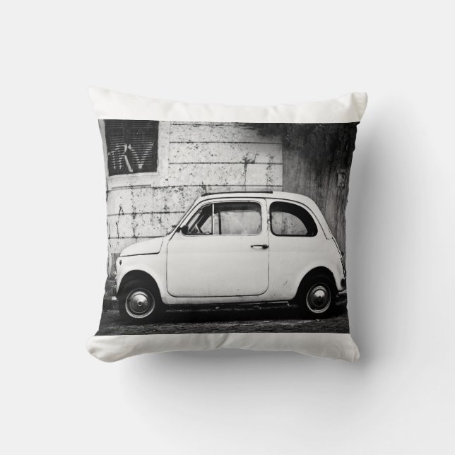 Almofada Fiat 500 em Italia, coxim clássico do carro (Frente)
