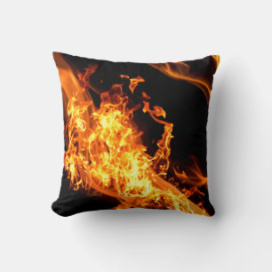 Almofada Fiery Flames Queimando Inferno