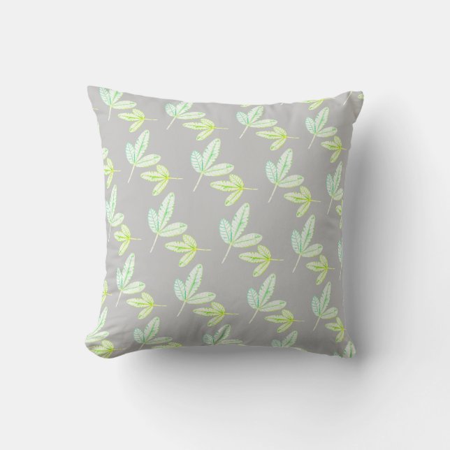 Almofada Fig Tree Leaf Patteron Travesseiro decorativo Cush (Frente)