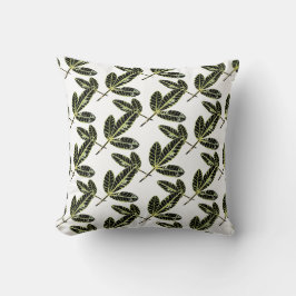 Almofada Fig Tree Leaf Patteron Travesseiro decorativo Cush