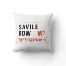 Fileira de Savile, sinal de rua de Londres