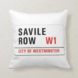 Almofada Fileira de Savile, sinal de rua de Londres
