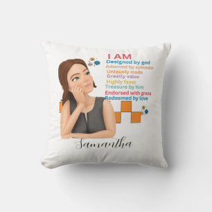 Almofada filha sarcástica personalizada para a adolescente