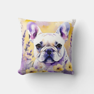Almofada Filhote de Cachorro com flores silvestres