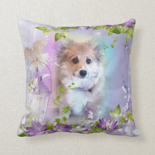 Almofada Filhote de cachorro demasiado bonito do Corgi