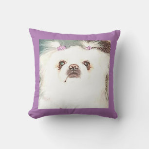 Almofada Filhote de cachorro/descanso de lance pekingese