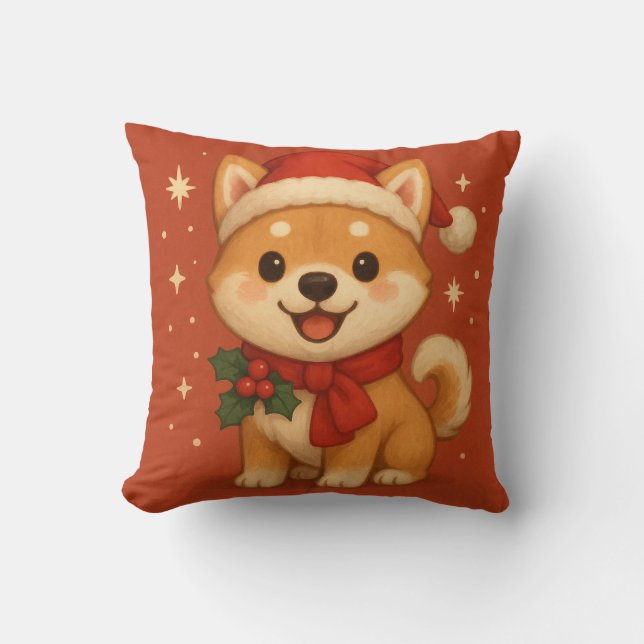 Almofada Filhote de Natal Fofo (Frente)