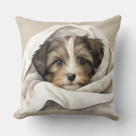 ALMOFADA FILHOTE DE SHIH TZU FOFO DEBAIXO DO COBERTORE