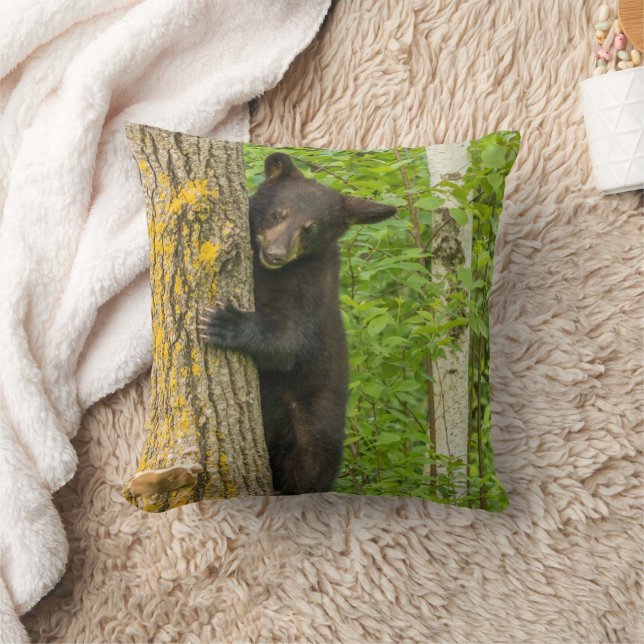Almofada Filhote de Urso Negro | Minnesota (Cobertor)