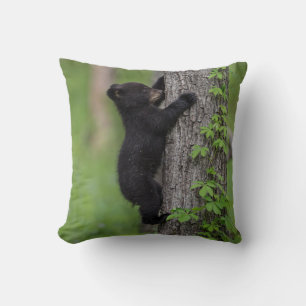 Almofada Filhote de Urso Subindo em uma Árvore