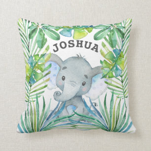 Almofada Filhote Elefante Personalizado Galinha Safari Cute