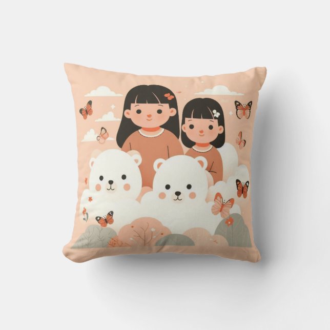 Almofada Filhotes da Terra das Nuvens (Frente)