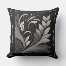 Almofada Filigree Leaf Frame