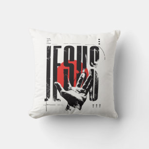 Almofada Filipenses 2:9 Nome Acima de Todos os Nomes Retro