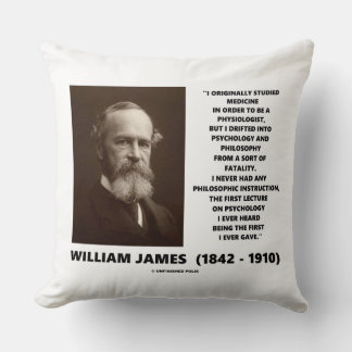 Almofada Filosofia de Psicologia Medicina William James Cot