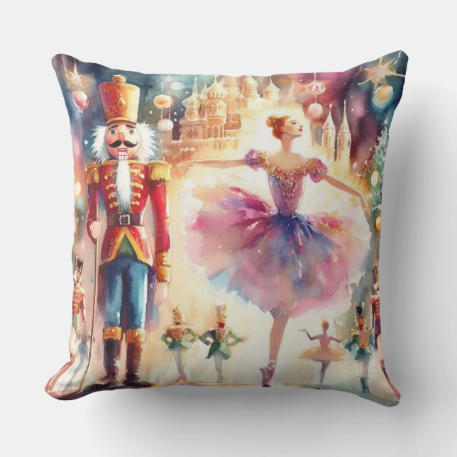 Almofada Filtro/Padrão de Natal bordado (Frente)