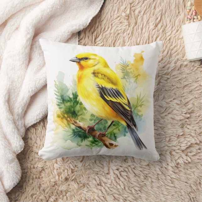 Almofada Finch Amarelo (Cobertor)