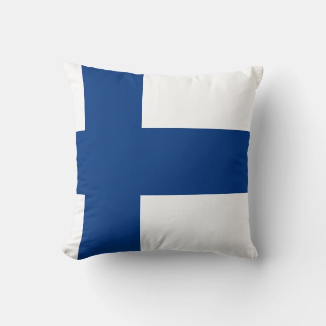 Almofada Finlândia (finlandês) Flag (Frente)