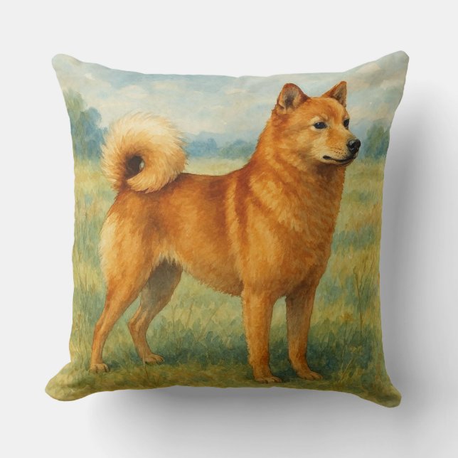 Almofada Finnish Spitz (Frente)