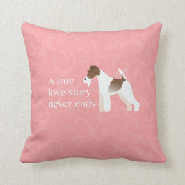 Almofada Fio Fox Terrier - Uma verdadeira história de amor 