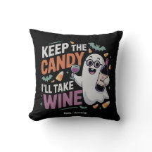 Fique com os Doces, Eu Levo o Vinho Funny Hallowee