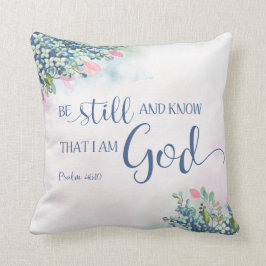 Almofada Fique quieto e saiba que sou Deus, Ps 46:10
