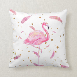 Almofada Flamingo com Travesseiro de Penas Flutuantes