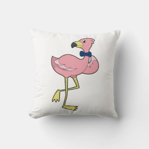 Almofada Flamingo como cavalheiro com Tie