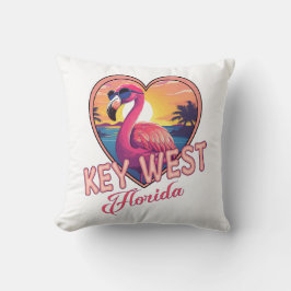 Almofada Flamingo da Flórida em Key West