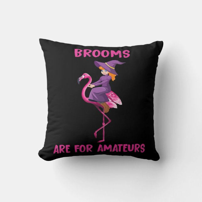Almofada Flamingo | Fusível de Halloween Flamingope (Frente)