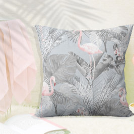 Almofada Flamingo Orchid Pattern Tropical ID868