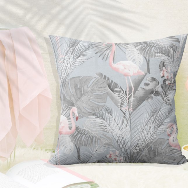 Almofada Flamingo Orchid Pattern Tropical ID868 (Criador carregado)