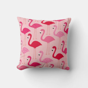 Almofada Flamingo Patterno Rosa-Rosa-Rosa Menino Bonito