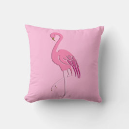 Almofada flamingo rosa bonito