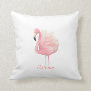 Almofada Flamingo Rosa, Penas Rosa, Infantil
