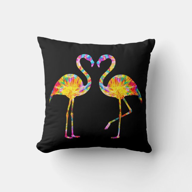 ALMOFADA FLAMINGO TIE DYE (Frente)