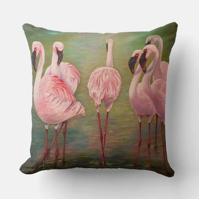 Almofada Flamingos (Frente)