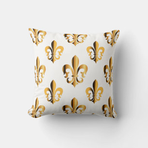 Almofada Fleur de Lis Ouro Puro